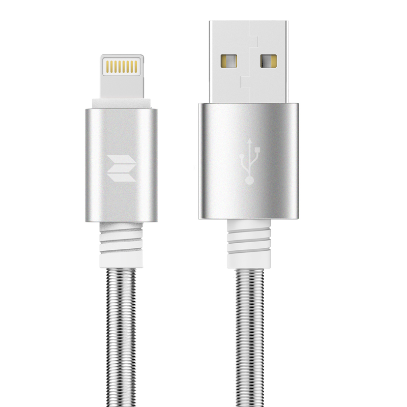 rockspace 金属弹簧苹果数据线 (Metal spring lightning cable)