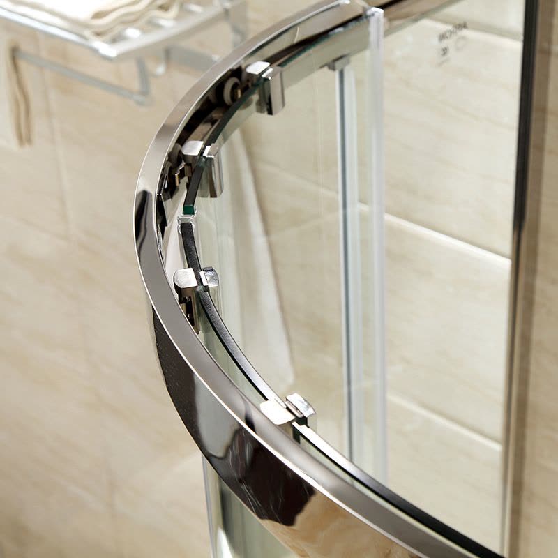 箭牌卫浴(arrow) 整体淋浴房弧扇形钢化玻璃浴室简易淋浴房整体淋浴房图片