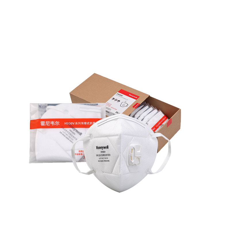 霍尼韦尔（Honeywell ）口罩 H930v 25只装 KN95级别 防尘防雾霾带呼吸阀防护口罩 耳戴式