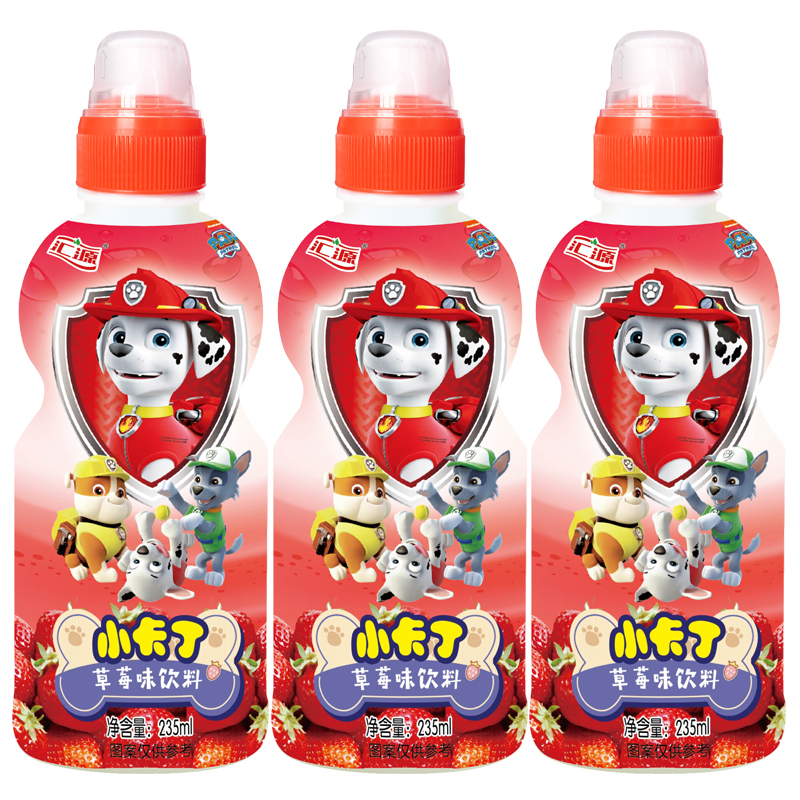 汇源(Huiyuan) 儿童果汁 小卡丁草莓口味饮料235ml*18瓶整箱装 国产