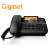 德国集怡嘉(Gigaset)原西门子品牌DA560 固定电话机座机 家用办公有绳商务座式坐机 钢琴黑