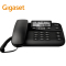 德国集怡嘉(Gigaset)原西门子品牌DA260电话机座机黑名单功能/来电显示/双接口/办公电话座机家用 钢琴黑