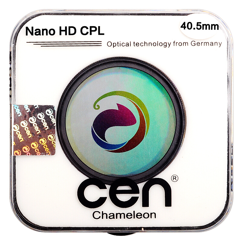 变色龙（cen） Nano HD CPL 40.5mm 薄款多层防水圆形偏振镜 微单专用,适用索尼16-50等镜头高清大图