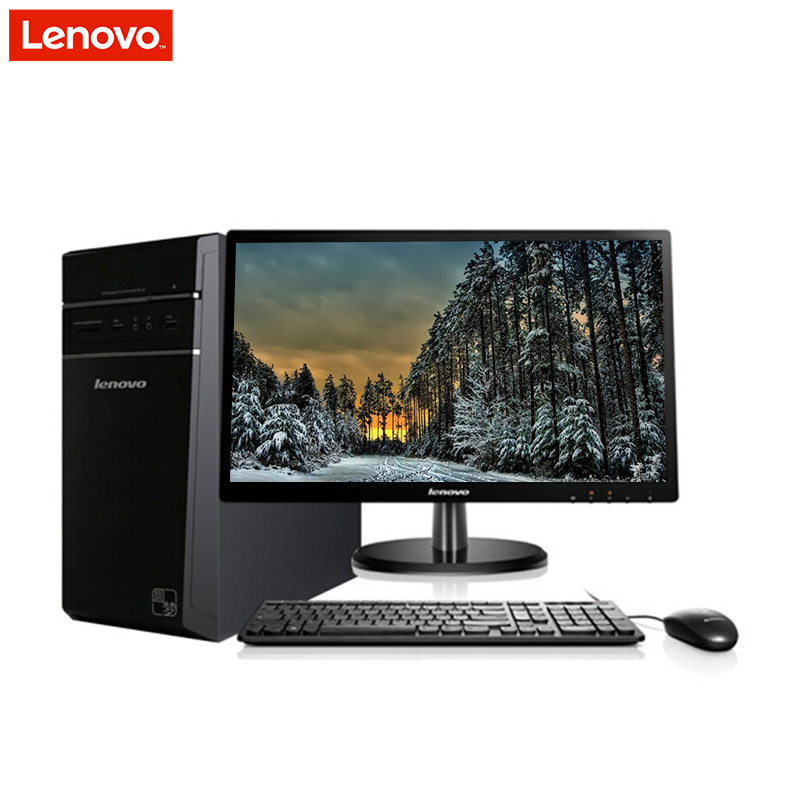 联想(lenovo)F5055 台式机电脑 21.5英寸液晶屏 (A6-6400K 4G 500G 2G独显 DVD)