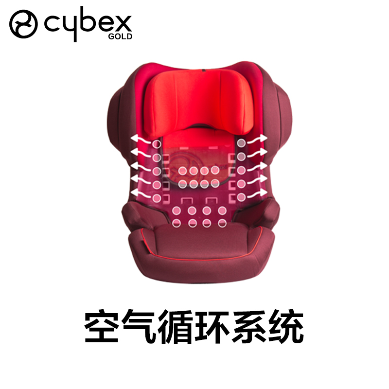 赛百斯cybex Juno 2-fix 儿童安全座椅isofix 9个月-4岁 ADAC