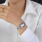 雷诺手表商务时尚 钢带表带腕表 防水石英手表机芯 女表