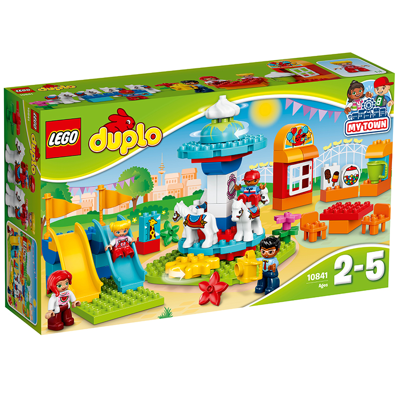 LEGO乐高 Duplo得宝系列 家庭游乐园10841 1-3岁 塑料玩具 50-100块