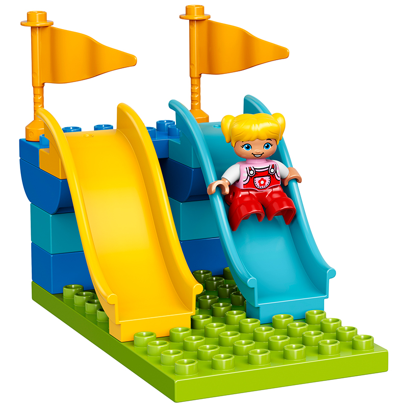 LEGO乐高 Duplo得宝系列 家庭游乐园10841 1-3岁 塑料玩具 50-100块