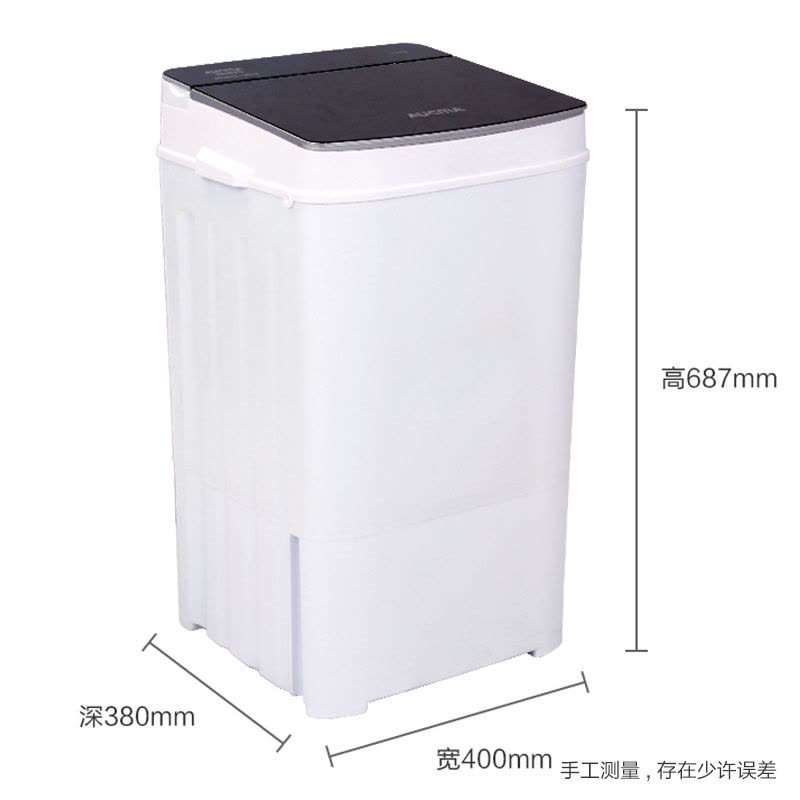 澳柯玛(AUCMA)XPB32-5016 3.2公斤半自动单桶洗衣机 家用迷你小洗衣机(黑色)图片