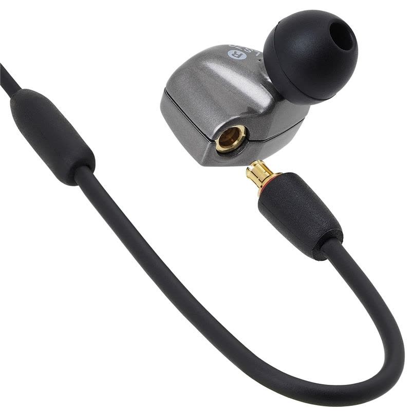 audio Technica/铁三角 ATH-LS70iS(灰色) 入耳式耳塞 双动圈入耳式有线耳机图片