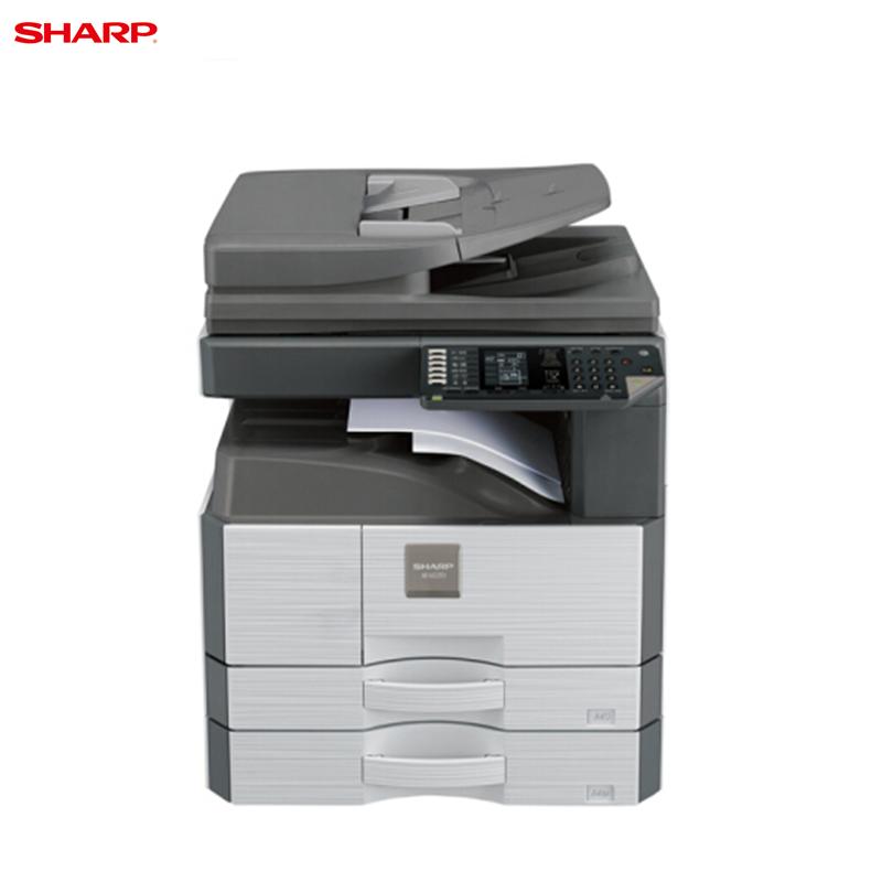 夏普(SHARP)MX-M3158NV A3黑白数码复印机 复合机 标配 双面器 双面输稿器 双纸盒 灰色