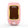 阿巴町三代 儿童智能通话电话手表手机 学生GPS定位 防丢多功能手表 粉色