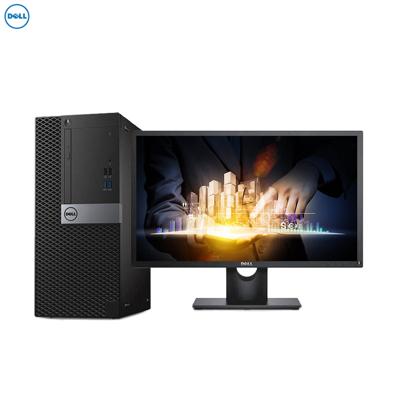 戴尔(DELL)商用Optiplex5050MT台式电脑 19.5英寸显示器(六代i5 8G 1T 刻录 2G独W7H)高清大图