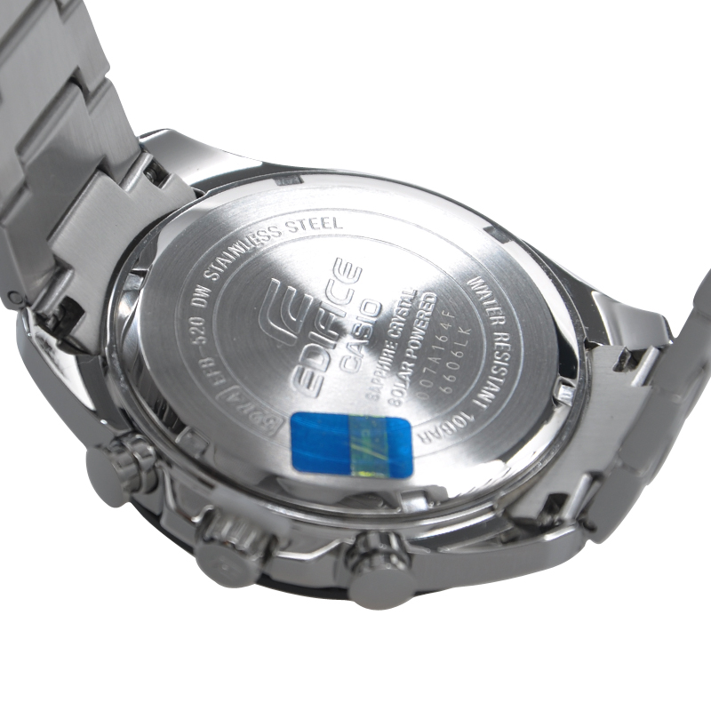 卡西欧(CASIO)手表 EDIFICE系列太阳能蓝宝石玻璃休闲商务男表EFB-520SBB-1A高清大图