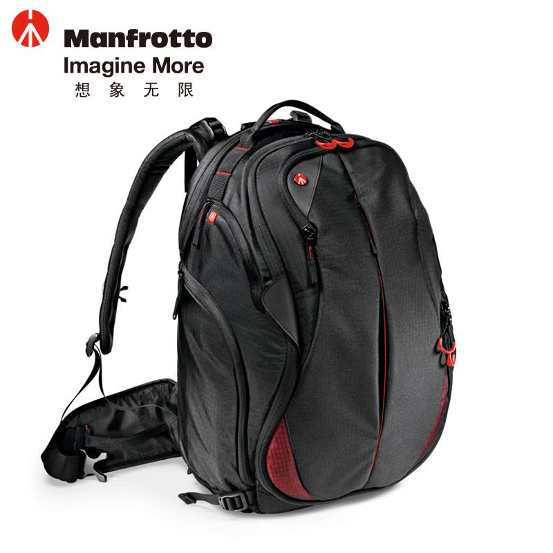 曼富图(MANFROTTO)MB-PL-B-230 大黄蜂-230双肩式背包单反相机包摄像机包数码相机包 黑色图片