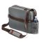 曼富图(MANFROTTO)MB LF-WN-RP 温莎小型记者包单肩式斜跨式单反相机包数码相机包 灰色