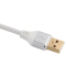 纽曼(Newmine)苹果连接线USB2.0 CWP5白色 3A快充 苹果设备通用 线长1.0米 TPE材质镀锡铜丝线材