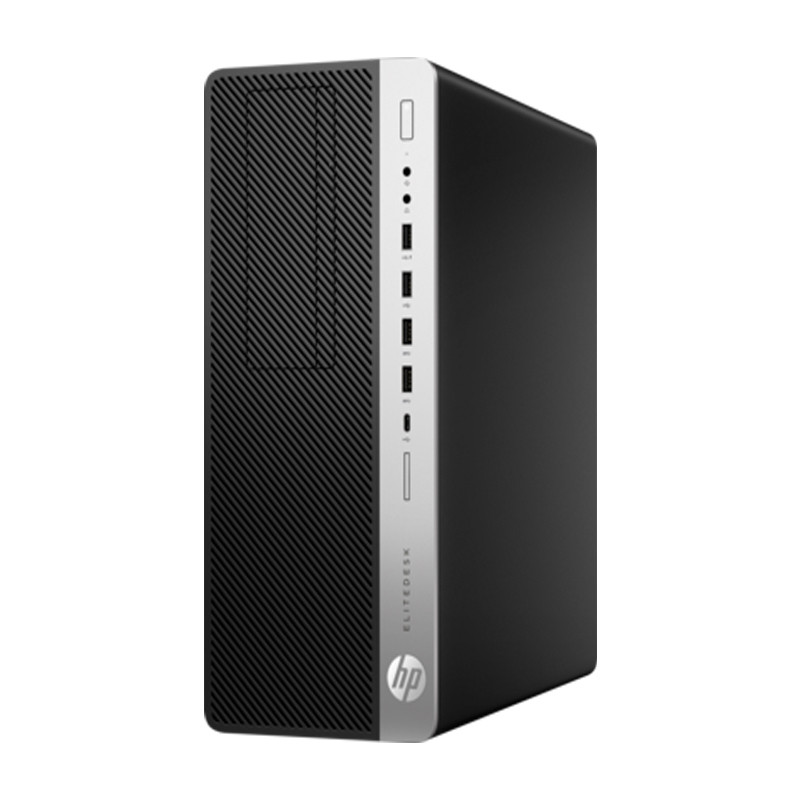 惠普(hp)EliteDesk 800G3 TWR台式电脑整机 20英寸显示器(i7-7700 4G 1TB 集显 黑)