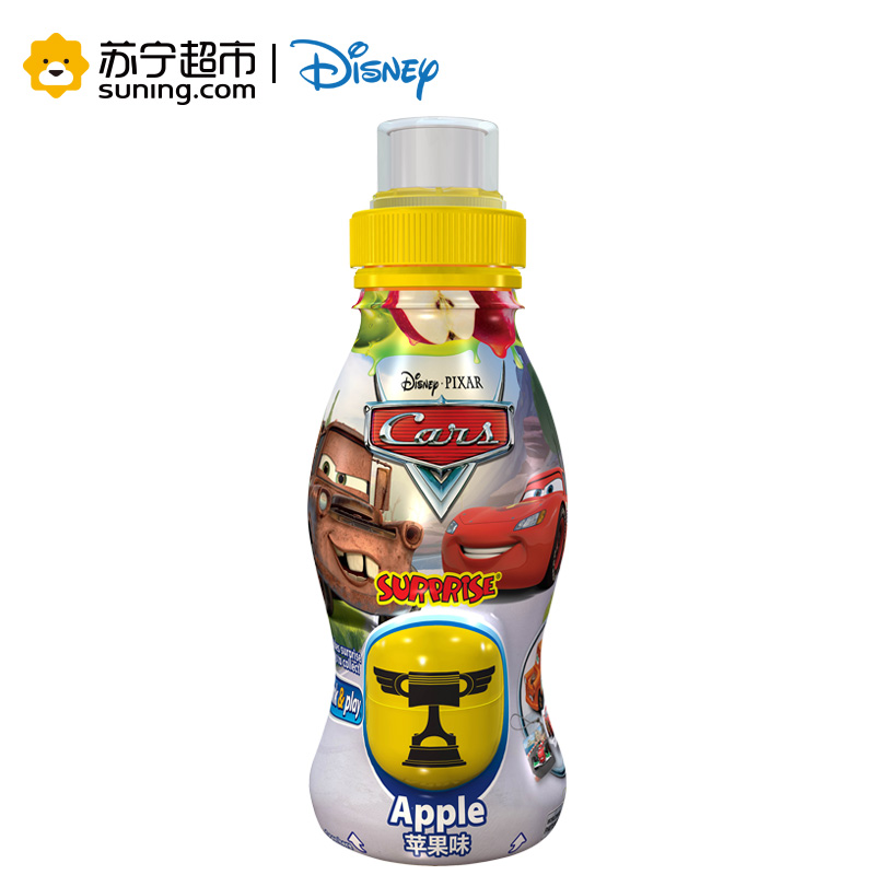 迪士尼(DISNEY)苹果味果汁饮料(赛车总动员款)300ml*6瓶 进口 儿童饮料