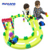 miniland 儿童玩具 早教益智大块积木拼搭 32345超级积木之赛车