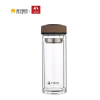 特美刻双层隔热双层玻璃杯防烫杯水杯杯子茶杯360ml