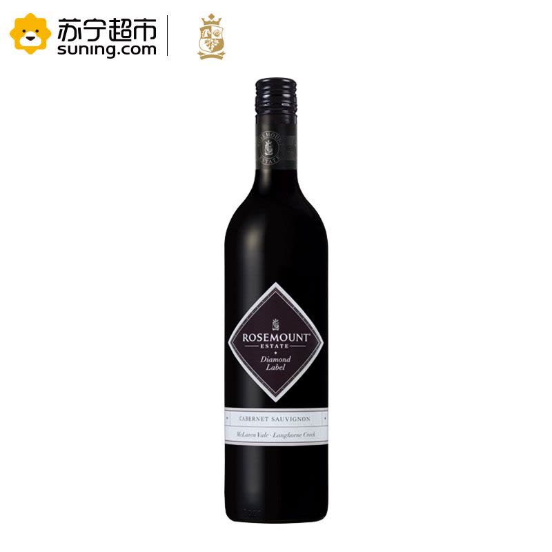 澳大利亚进口玫瑰山庄钻石标赤霞珠干红葡萄酒 750ml 单支装图片