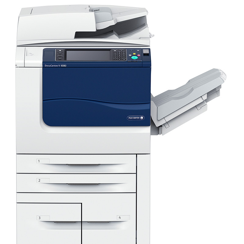 富士施乐(Fuji Xerox)DC-V 6080 CP(含侧接纸盘)激光黑白复合复印机 多功能一体机