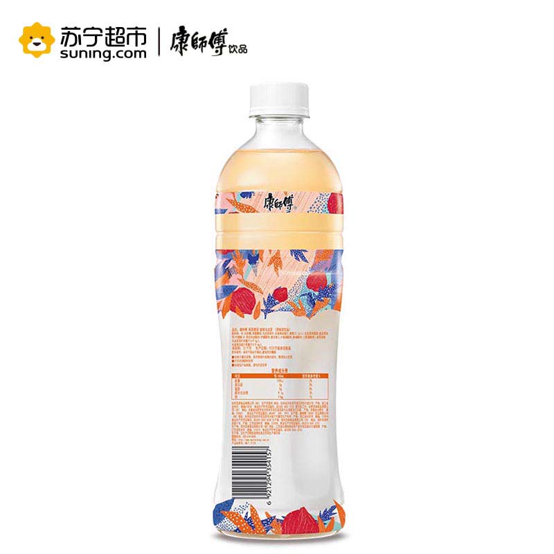 康师傅 果茶物语蜜桃乌龙茶500ml*15瓶整箱装 果茶饮品高清大图