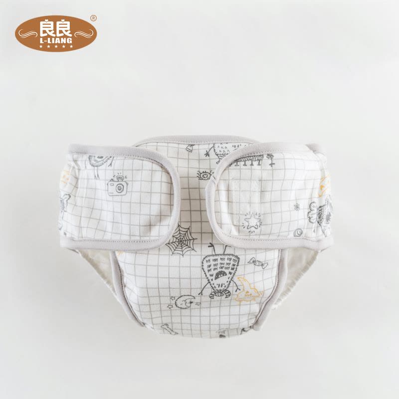 良良 (lianliang)婴儿尿布兜透气男女宝宝隔尿裤可洗防漏训练尿布裤学习裤图片