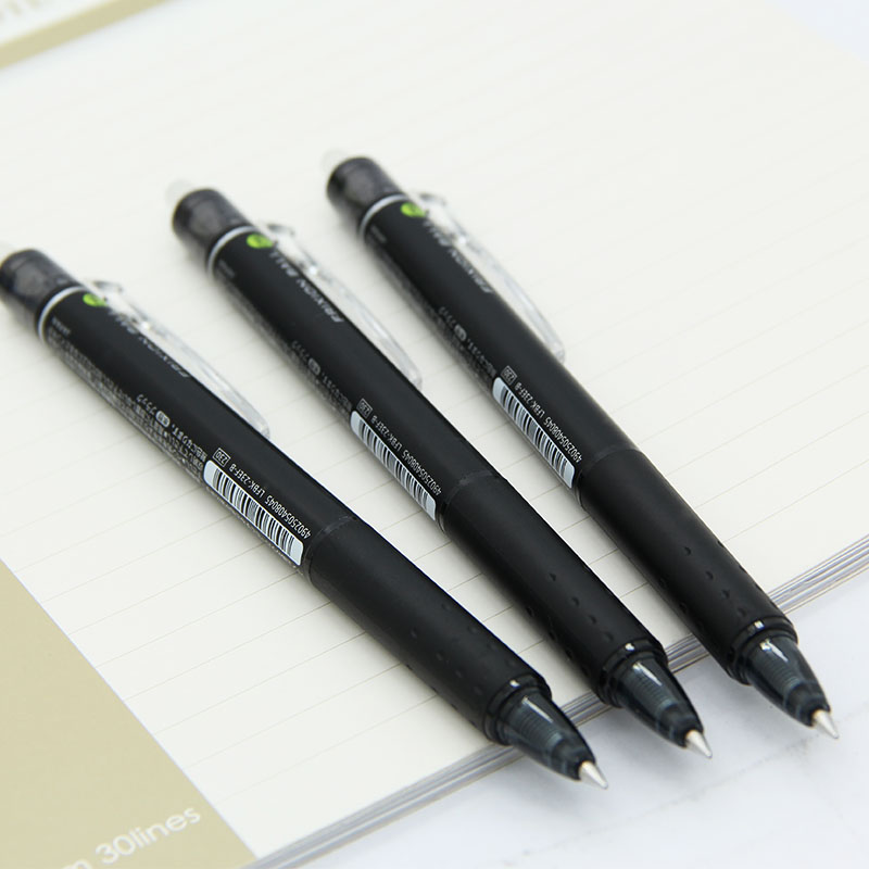 百乐(pilot)LFBK-23EF按动可擦笔6支装0.5mm 黑笔 磨摩擦 水笔 按动性水笔 进口笔中性笔 学生文具