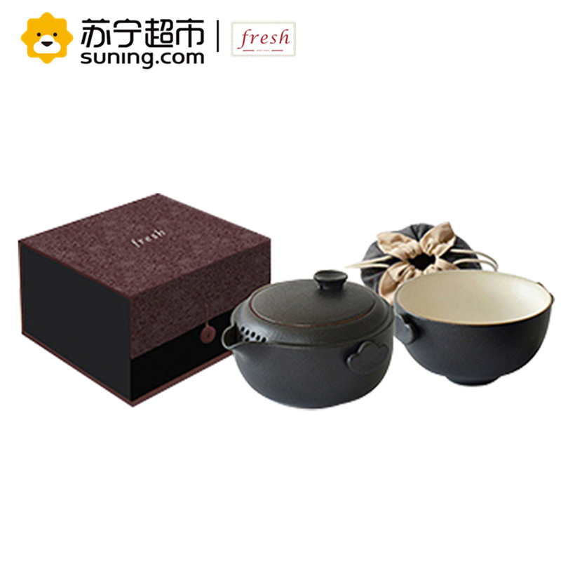 馥蕾诗(FRESH)红茶塑颜紧致面霜50ml新版黑瓶面霜送陈坤签名茶具