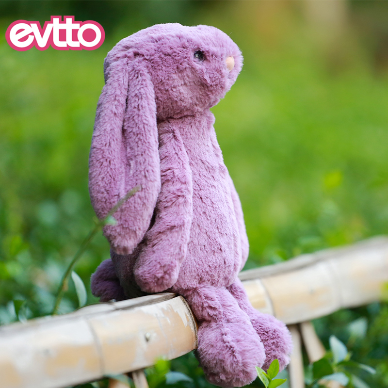 怡多贝EVTTO 正版长耳朵邦尼兔子玩偶可爱毛绒玩具兔子公仔女生布娃娃垂耳兔送女友生日礼物儿童宝宝安抚玩偶