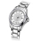 飞亚达(FIYTA) 手表 钨钢表圈宝石镶嵌日历显示正装透视底情侣款自动机械表
