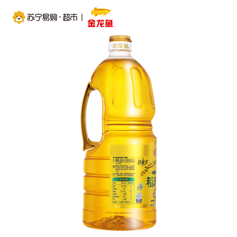 金龙鱼稻米油1.8L*6桶高清大图