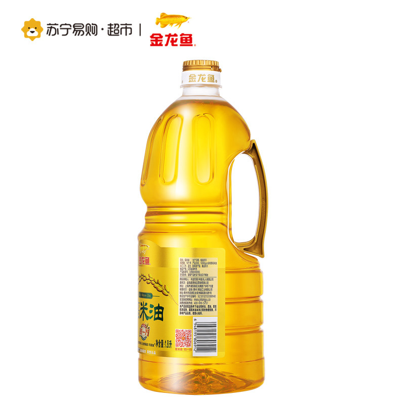 金龙鱼稻米油1.8L*6桶