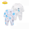 爬爬酷(papacool)新生婴儿连体衣爬衣动物字母系列婴儿衣服秋季新品童装