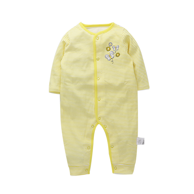 爬爬酷(papacool)新生婴儿连体衣爬衣动物字母系列婴儿衣服秋季新品童装