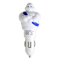米其林（MICHELIN）6511ML 车载充电器 车充点烟器 公仔版 双USB一拖二 12V/24V通用
