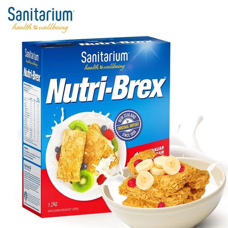 新康利Nutri-Brex 优粹麦全谷麦片 1200g/盒 澳洲进口 低脂不胖 进口麦片图片