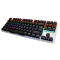 惠普(hp) GK200 游戏机械键盘 87键游戏键盘 炫彩背光 青轴 银色面板 黑色键帽