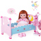 Lelia 乐吉儿 米露娃娃儿童玩具3-6岁女孩玩具过家家塑料搪胶娃娃 温馨月亮床 A051