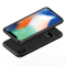 ESCASE 苹果iPhoneX/10手机壳 苹果X/10手机套 5.8英寸碳纤维全包防摔硅胶支架保护套 优雅黑