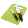 OOU菜刀3件套厨房刀具水果刀厨师刀环保菜板厨具套装