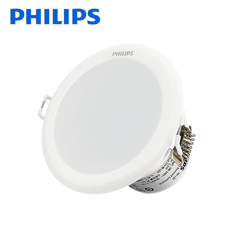 飞利浦(PHILIPS)LED光源筒灯全套客厅卧室简约现代天花灯洞灯防雾桶灯嵌入式3寸5.5W 闪灵