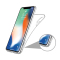 [壳膜套装]ESCASE 苹果X手机壳iPhoneX钢化膜苹果X透明软壳硅胶套透明钢化膜
