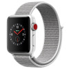 Apple Watch Series3智能手表 GPS+蜂窝网络款 42毫米 银色铝金属表壳 海贝色回环式运动表带