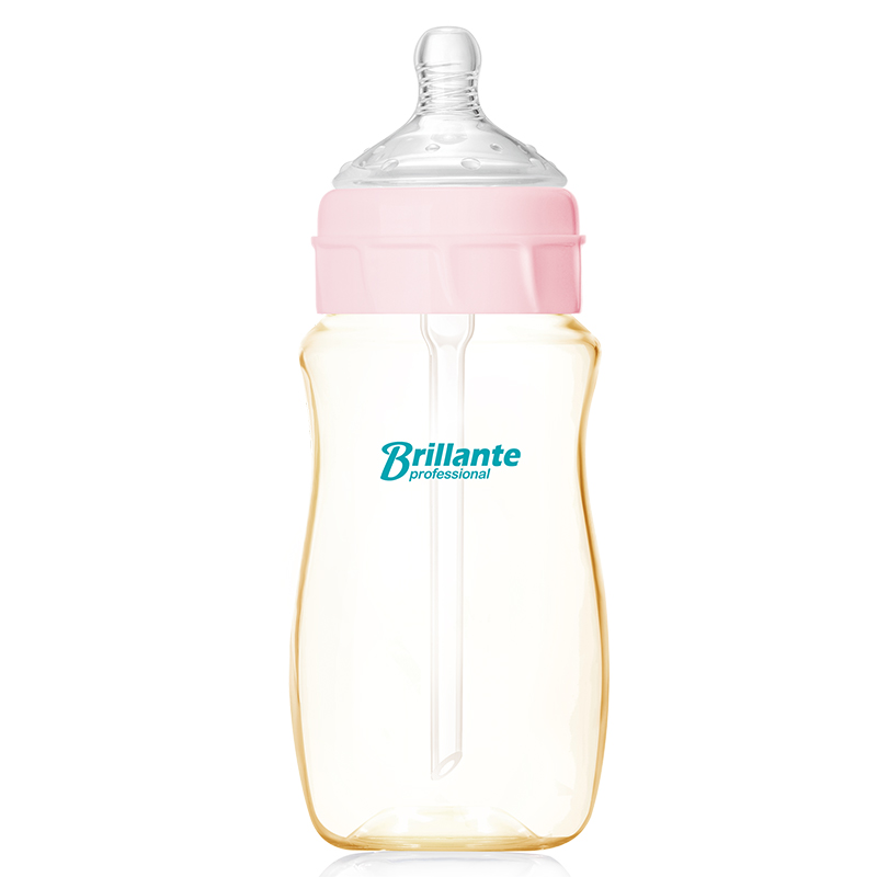 贝立安(Brillante)宽口径PPSU吸管学饮奶瓶160ml BYP31 适用于6个月以上的宝宝