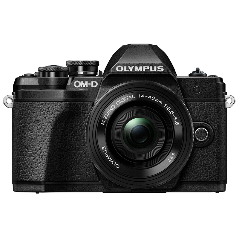 奥林巴斯(OLYMPUS)OM-D E-M10 MarkIII-1442-EZ 微单相机 EM10电动变焦镜头套机 黑色