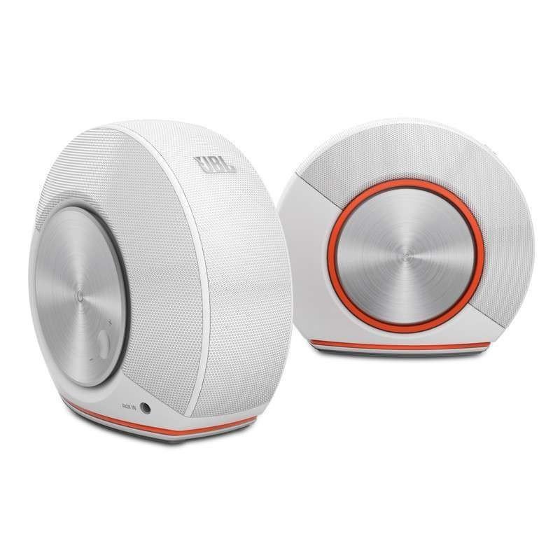 JBL PEBBLES 音乐蜗牛多媒体迷你桌面小音响2.0 笔记本电脑音响音箱 - 白色