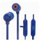 JBL T110BT 无线蓝牙耳机 入耳式耳机 手机耳机蓝色